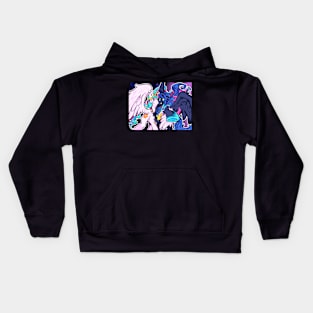 Moon Princess Gets A Hug Kids Hoodie